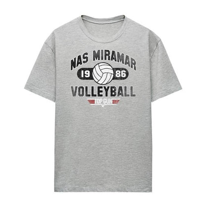 Front - Top Gun Womens/Ladies Nas Miramar Volleyball T-Shirt