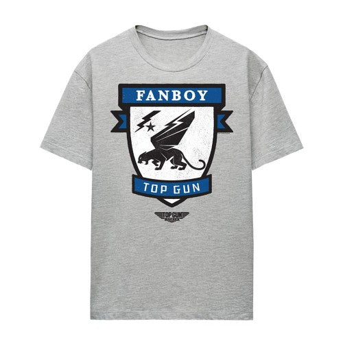 Front - Top Gun Womens/Ladies Fanboy Logo T-Shirt