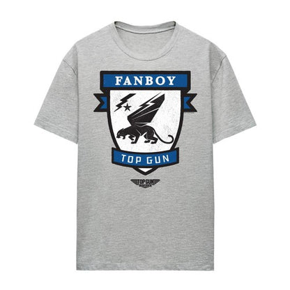 Front - Top Gun Womens/Ladies Fanboy Logo T-Shirt