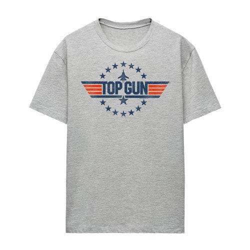 Front - Top Gun Womens/Ladies Star Logo T-Shirt