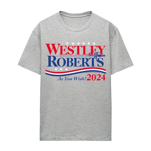 Front - The Princess Bride Womens/Ladies Westley Roberts As You Wish 2024 T-Shirt