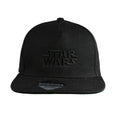 Front - Star Wars Mens 3D Logo Flat Peak Cap
