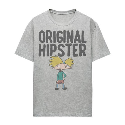 Front - Hey Arnold! Womens/Ladies Original Hipster Arnold T-Shirt