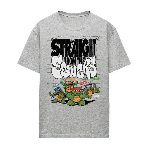 Front - Teenage Mutant Ninja Turtles: Mutant Mayhem Womens/Ladies Straight From The Sewers T-Shirt