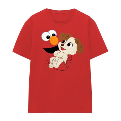 Front - Sesame Street Womens/Ladies Elmo T-Shirt