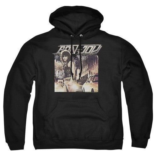 Front - Bon Jovi Unisex Adult Runaway Jon Hoodie