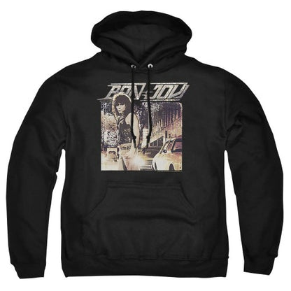 Front - Bon Jovi Unisex Adult Runaway Jon Hoodie