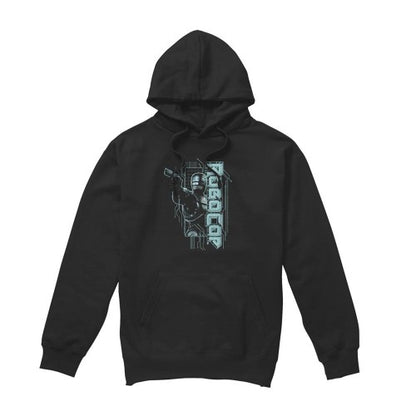 Front - Robocop Unisex Adult Murphy Split Hoodie