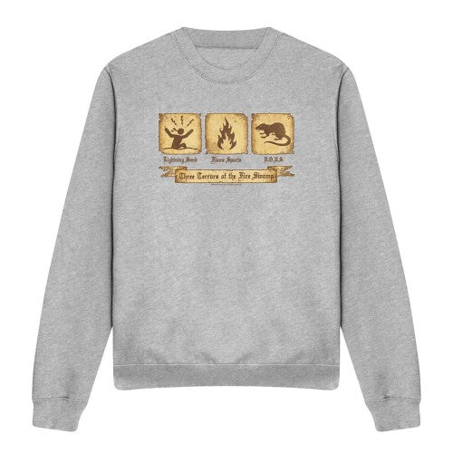 Front - The Princess Bride Unisex Adult Three Terrors Sweatshirt