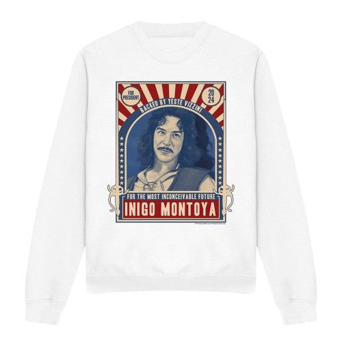 Front - The Princess Bride Unisex Adult For President 2024 Inigo Montoya Sweatshirt