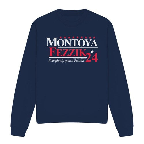 Front - The Princess Bride Unisex Adult For President 24 Montoya & Fezzik Sweatshirt
