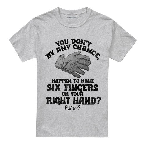 Front - The Princess Bride Unisex Adult By Chance Six Fingered Glove T-Shirt