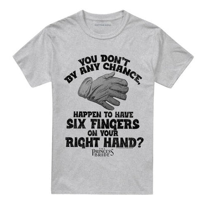 Front - The Princess Bride Unisex Adult By Chance Six Fingered Glove T-Shirt