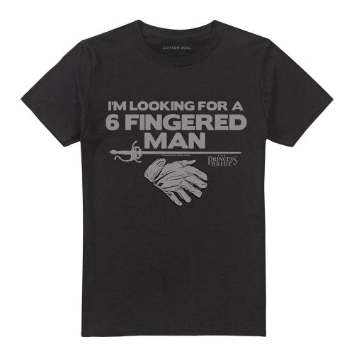 Front - The Princess Bride Unisex Adult 6 Fingered Man T-Shirt