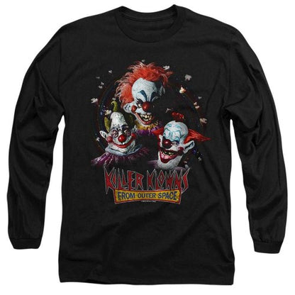 Front - Killer Klowns From Outer Space Unisex Adult Killer Klowns Long-Sleeved T-Shirt