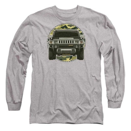 Front - Hummer Unisex Adult Lead Or Follow Long-Sleeved T-Shirt