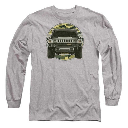 Front - Hummer Unisex Adult Lead Or Follow Long-Sleeved T-Shirt