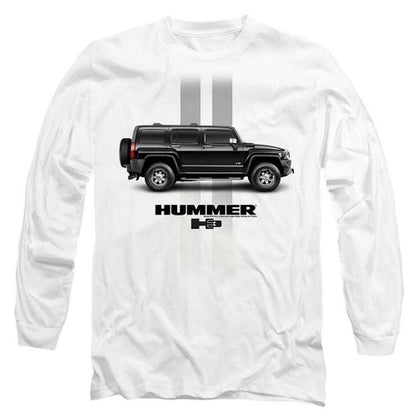 Front - Hummer Unisex Adult Stripe Long-Sleeved T-Shirt