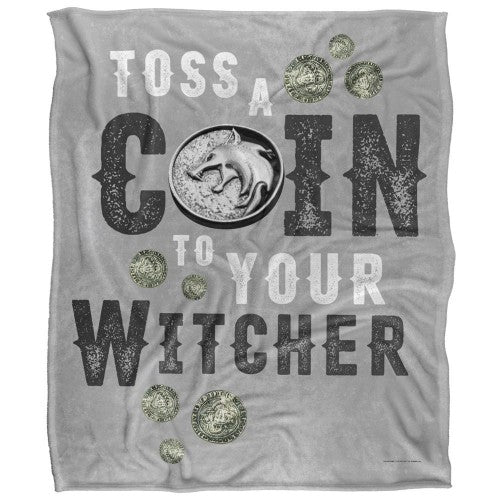 Front - The Witcher Toss A Coin To Your Witcher Blanket