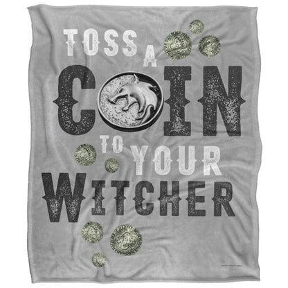 Front - The Witcher Toss A Coin To Your Witcher Blanket