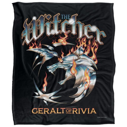 Front - The Witcher Geralt Of Rivia Blanket