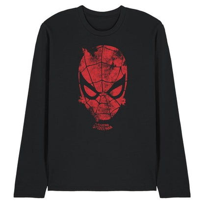 Front - Marvel Unisex Adult Webhead Long-Sleeved T-Shirt
