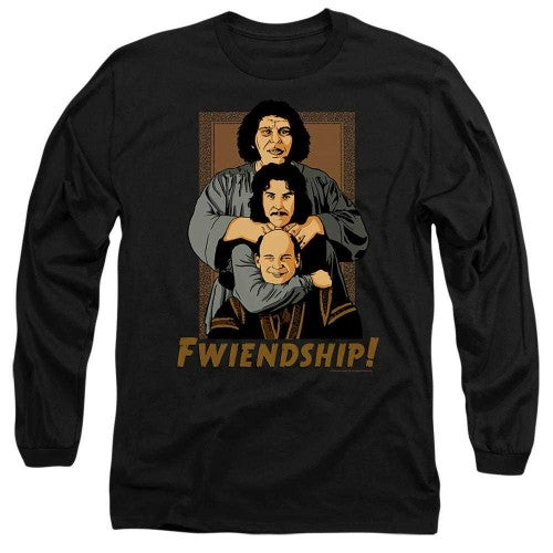 Front - The Princess Bride Unisex Adult Fwiendship Long-Sleeved T-Shirt