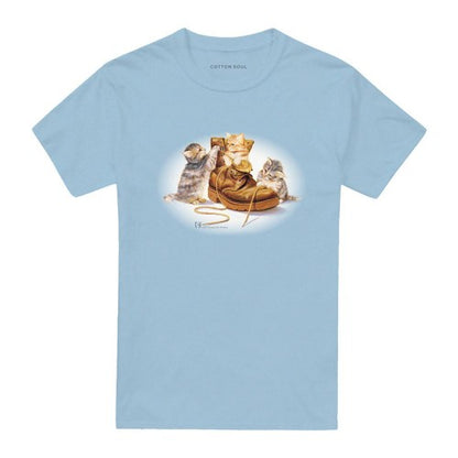Front - Wildlife Unisex Adult Playful Kittens T-Shirt