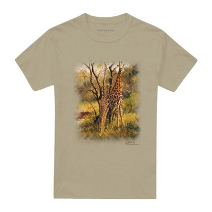 Front - Wildlife Unisex Adult Giraffe T-Shirt