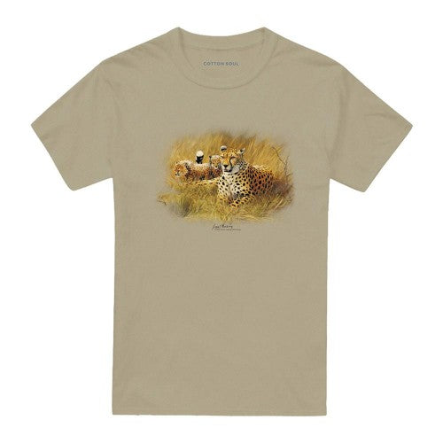 Front - Wildlife Unisex Adult Cheetah T-Shirt