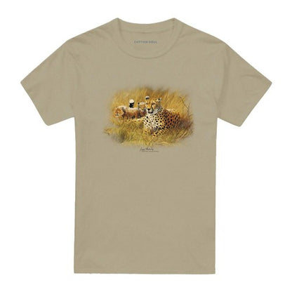 Front - Wildlife Unisex Adult Cheetah T-Shirt