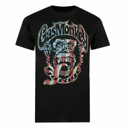 Front - Gas Monkey Garage Mens Flag T-Shirt