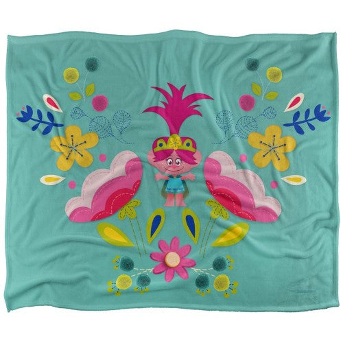 Front - Trolls Crafty Silky Soft Touch Blanket