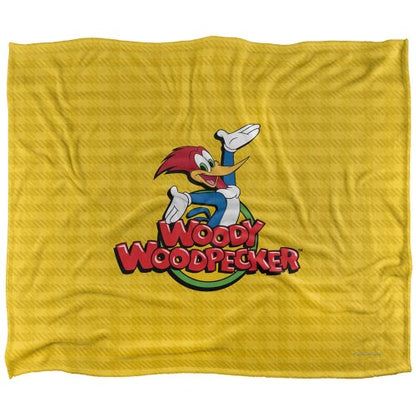 Front - Woody Woodpecker Silky Woody Soft Touch Blanket