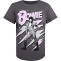 Front - David Bowie Womens/Ladies Ziggy Stardust T-Shirt