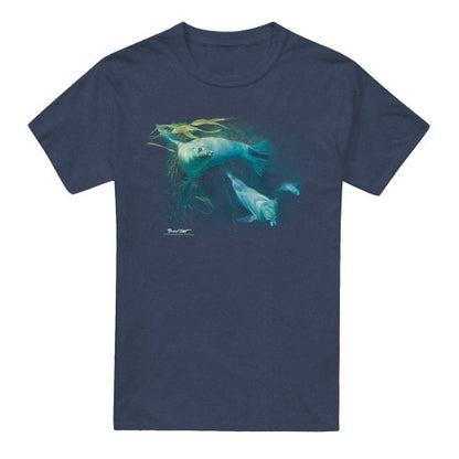 Front - Wildlife Unisex Adult Kelp Patrol Heather T-Shirt