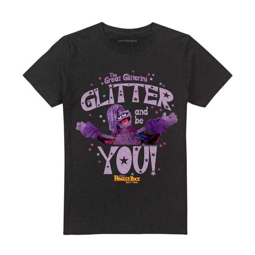 Front - Fraggle Rock Unisex Adult The Great Glitterini Glitter  And Be You T-Shirt