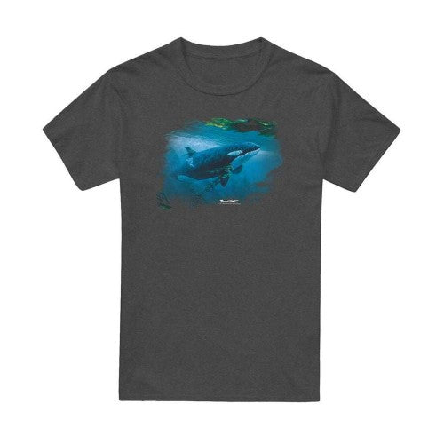 Front - Wildlife Unisex Adult Pursuit Thru The Kelp Orca Heather T-Shirt