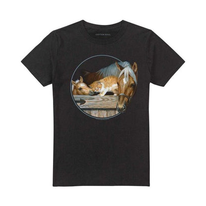Front - Wild Wings Unisex Adult Everyone Loves Kitty T-Shirt