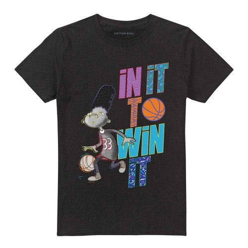 Front - Hey Arnold! Unisex Adult In It To Win It Gerald Johanssen T-Shirt