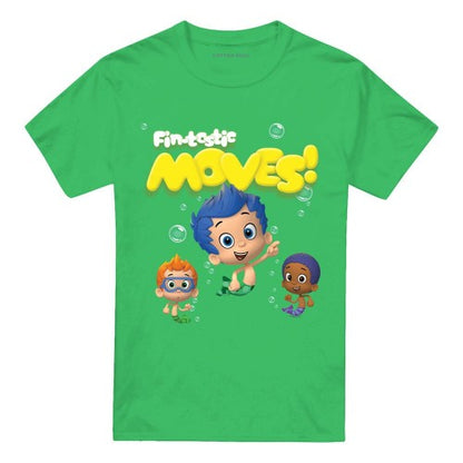 Front - Bubble Guppies Unisex Adult Fintastic Moves T-Shirt