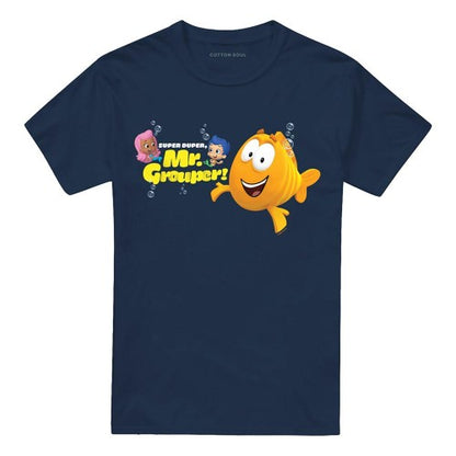 Front - Bubble Guppies Unisex Adult Super Duper T-Shirt