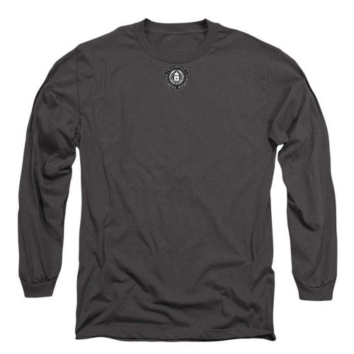 Front - Stargate SG-1 Unisex Adult National Intelligence Department Logo Long-Sleeved T-Shirt