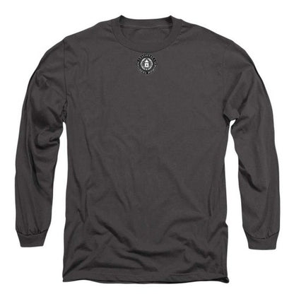 Front - Stargate SG-1 Unisex Adult National Intelligence Department Logo Long-Sleeved T-Shirt