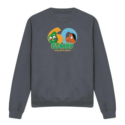 Front - Gumby Unisex Adult 60th Sweatshirt