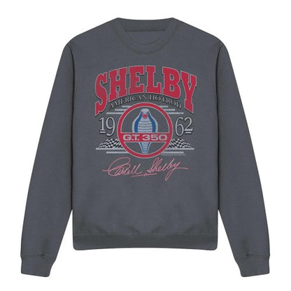 Front - Carroll Shelby Unisex Adult Hotrod Arched Sweatshirt