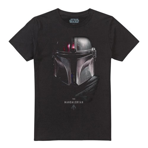 Front - Star Wars The Mandalorian Unisex Adult Shadow T-Shirt