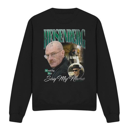 Front - Breaking Bad Unisex Adult Heisenberg Homage Sweatshirt