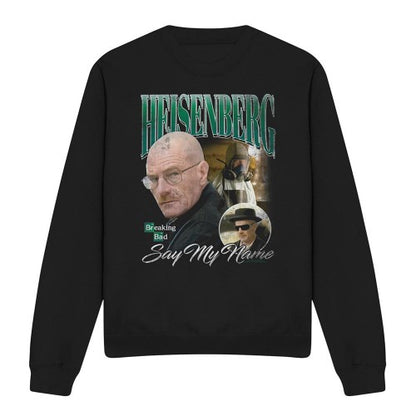 Front - Breaking Bad Unisex Adult Heisenberg Homage Sweatshirt