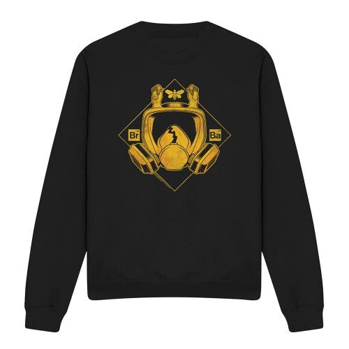 Front - Breaking Bad Unisex Adult Mask Logo Sweatshirt